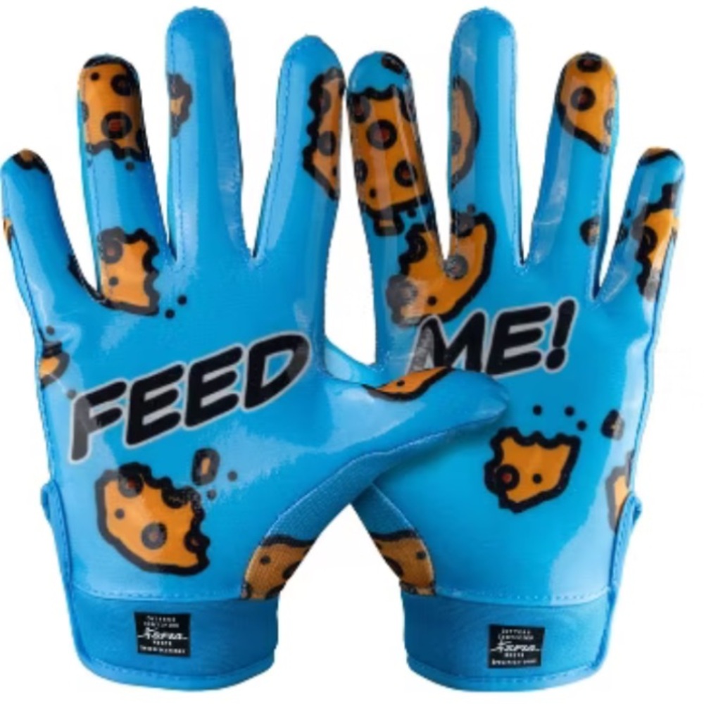 Cutters FOOTBALL Game Day Receiver Gloves Youth - Feed Me